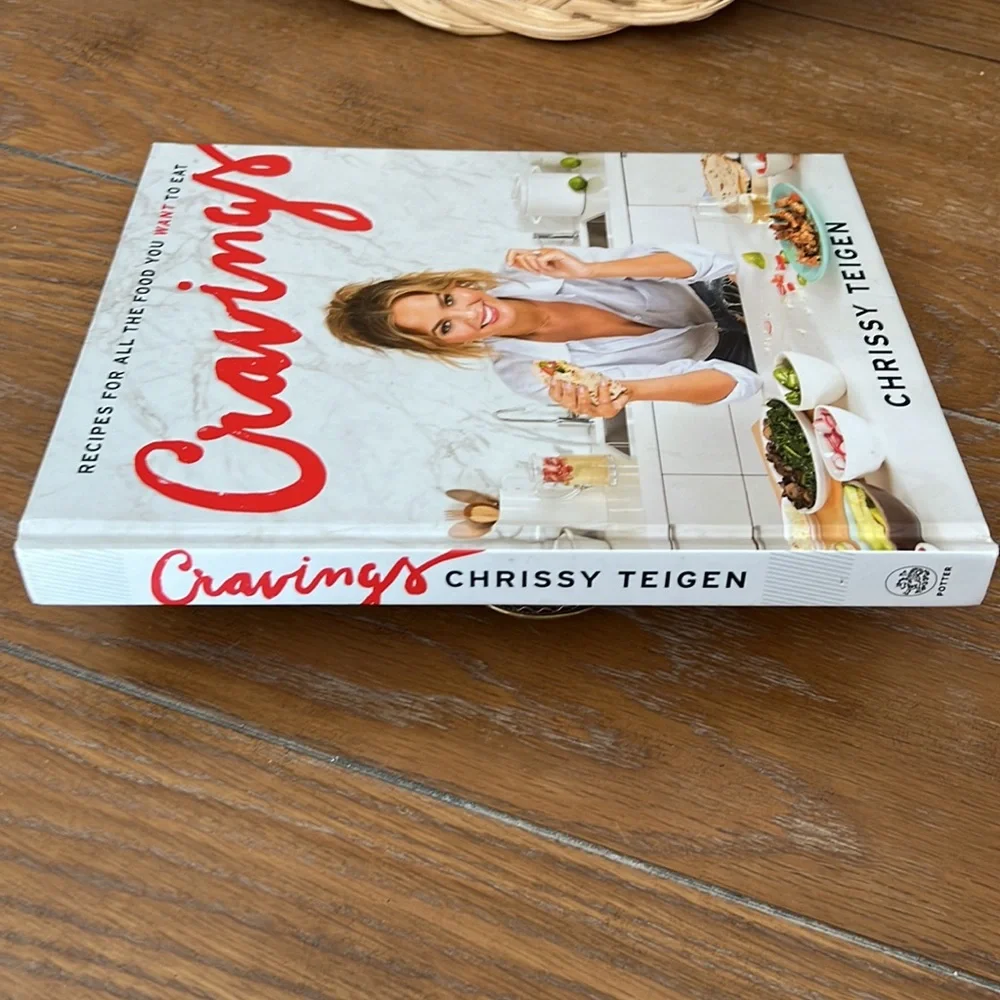 Cravings By Chrissy Teigen Hardcover Cookbook with Recipe Favorites